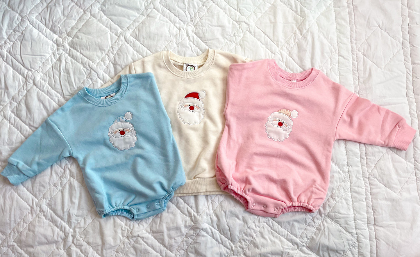 Christmas Applique Santa Sweatshirt