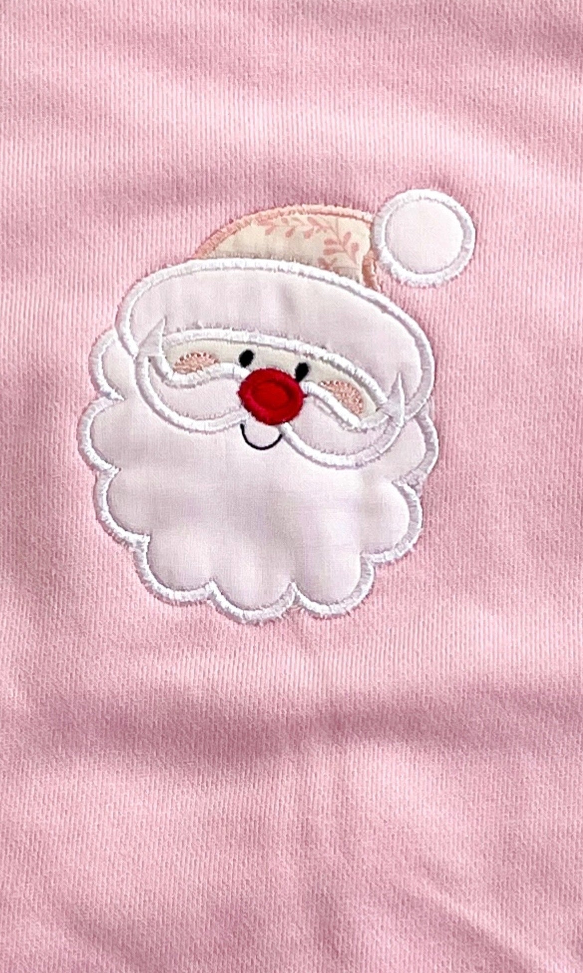 Christmas Applique Santa Sweatshirt